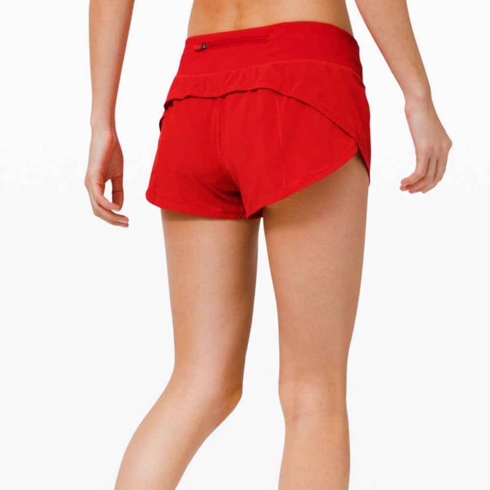 lululemon athletica Red Athletic Shorts
